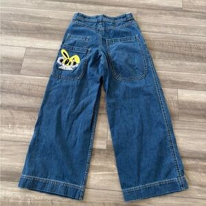 Y2K Alab Wide Leg Jeans Skateboarding Pants Size 30x31 Baggy Hip Hop Skater